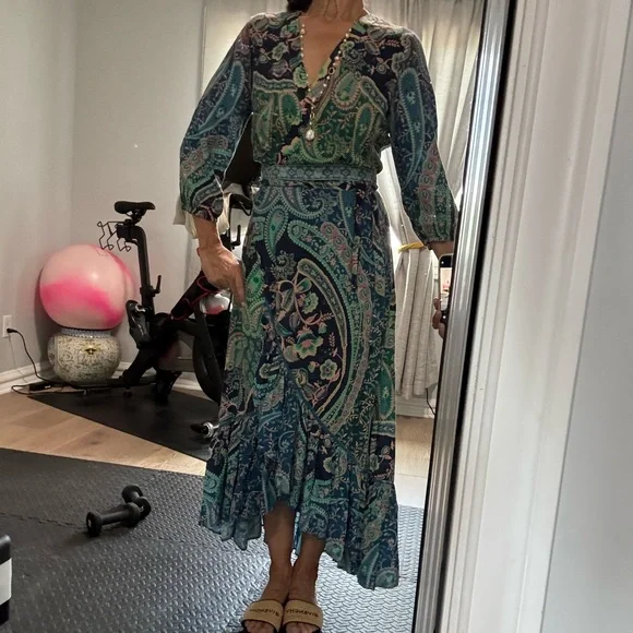 Farm Rio Wrap maxi dress - Picture 2 of 10